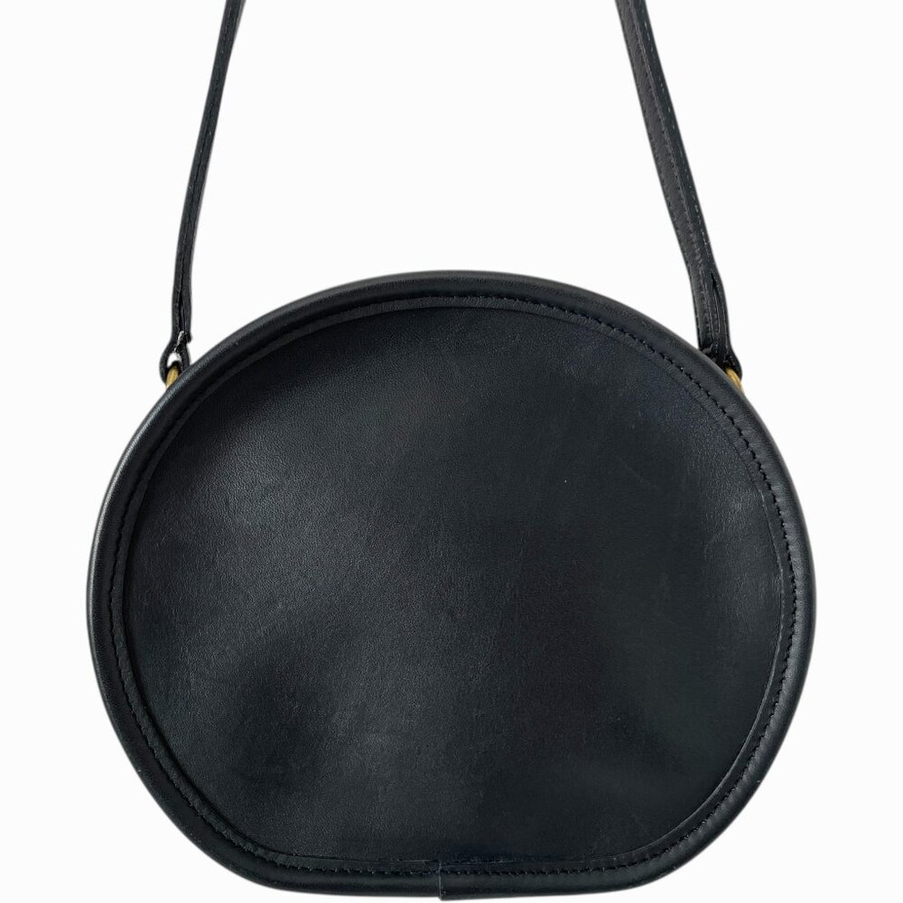 Coach Vintage Blue Leather Canteen Crossbody Bag USA 9982 Glove Tanned Classic - Picture 2 of 8